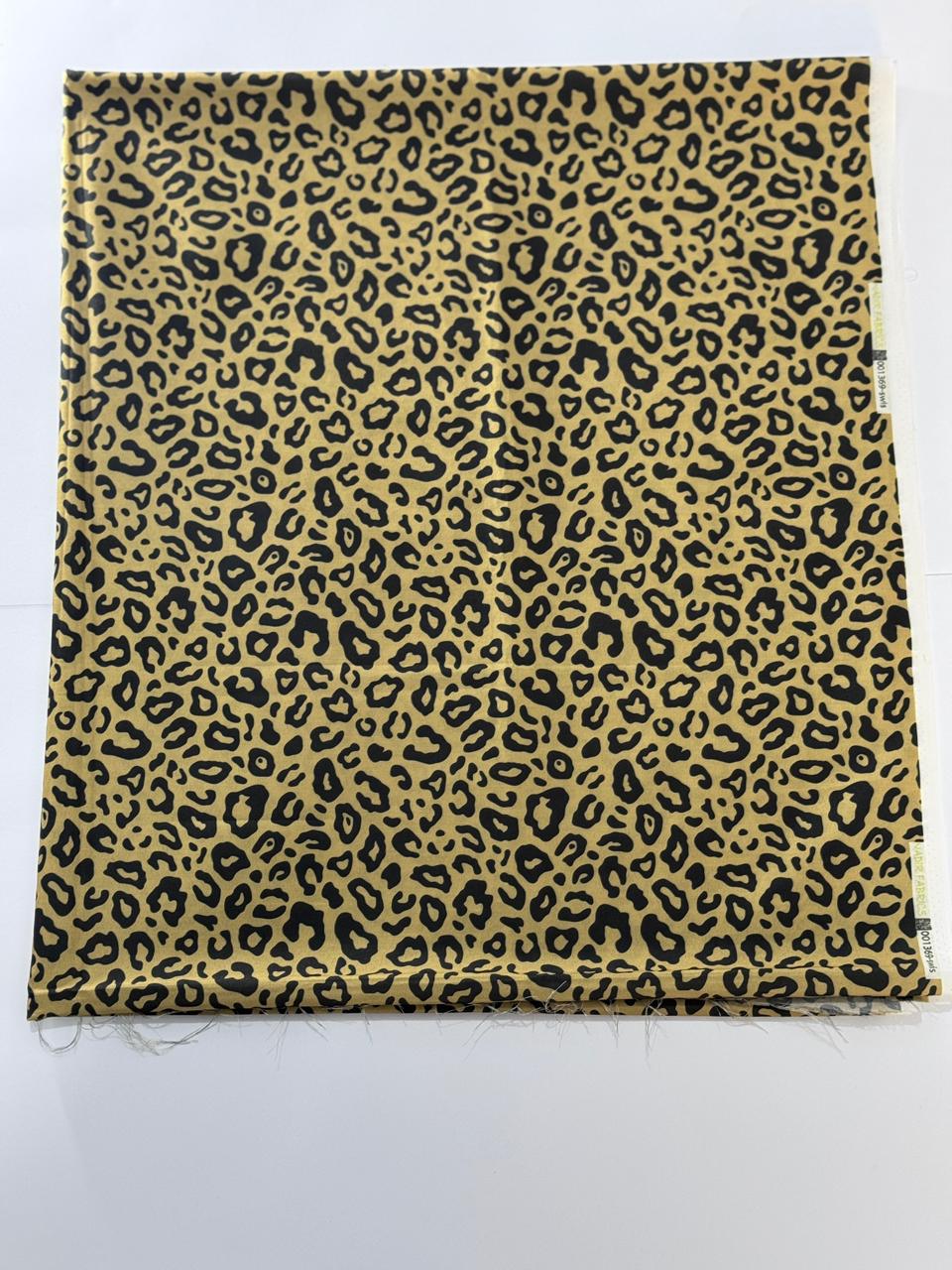 Viscose Shipply Embroidred 3Pcs Cheetah Print